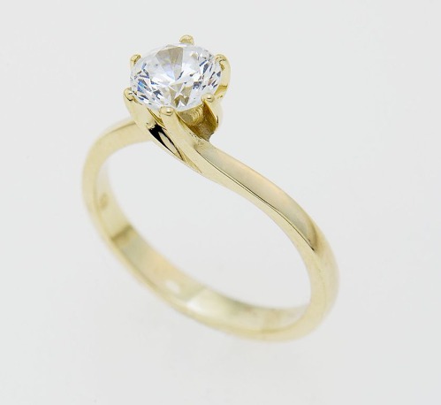 prsteny zásnubní zlaté Z02-1002-001