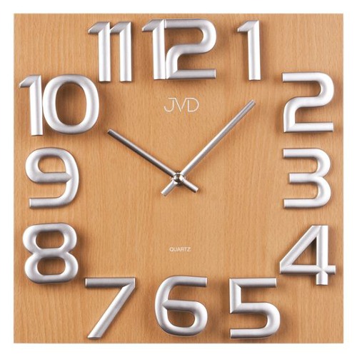 Dřevěné nástěnné hodiny JVD ht092-1