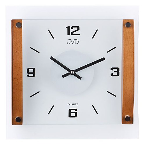 Skleněné nástěnné hodiny JVD n11024-41