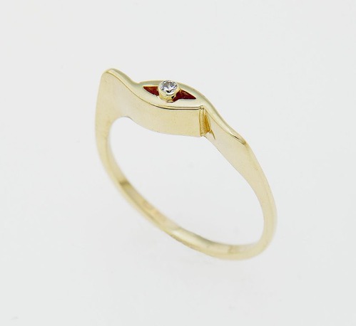 prsteny zásnubní zlaté Z02-1002-004