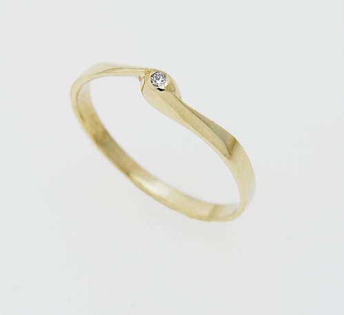 prsteny zásnubní zlaté Z02-1002-005